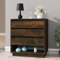 vidaXL Aparador madera contrachapada color roble ahumado 70x41x75 cm vidaXL Aparador madera contrachapada color roble ahumado 70x41x75 cm