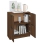vidaXL Aparador de madera contrachapada roble marrón 60x30x70 cm