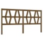 vidaXL Cabecero de cama madera maciza de pino marrón miel 206x4x100 cm vidaXL Cabecero de cama madera maciza de pino marrón miel 206x4x100 cm