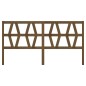 vidaXL Cabecero de cama madera maciza de pino marrón miel 206x4x100 cm vidaXL Cabecero de cama madera maciza de pino marrón miel 206x4x100 cm
