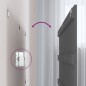 vidaXL Cabecero de cama de pared madera maciza pino gris 127,5x3x60 cm vidaXL Cabecero de cama de pared madera maciza pino gris 127,5x3x60 cm