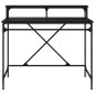 vidaXL Escritorio de hierro y madera contrachapada negro 100x50x90 cm vidaXL Escritorio de hierro y madera contrachapada negro 100x50x90 cm