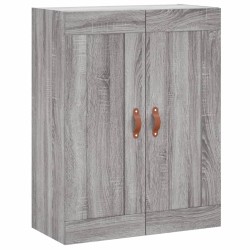 vidaXL Armario de pared madera ingeniería gris Sonoma 69,5x34x90 cm
