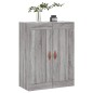 vidaXL Armario de pared madera ingeniería gris Sonoma 69,5x34x90 cm