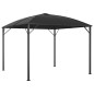 vidaXL Cenador con cortinas gris antracita 300x300x265 cm
