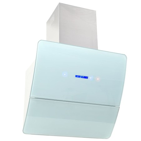 vidaXL Campana extractora de pared acero inox blanca 756 m³/h 60 cm