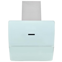 vidaXL Campana extractora de pared acero inox blanca 756 m³/h 60 cm