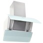 vidaXL Campana extractora de pared acero inox blanca 756 m³/h 60 cm vidaXL Campana extractora de pared acero inox blanca 756 m³/h 60 cm