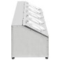 vidaXL Soporte bandeja Gastronorm con 5 bandejas 1/6 acero inoxidable vidaXL Soporte bandeja Gastronorm con 5 bandejas 1/6 acero inoxidable