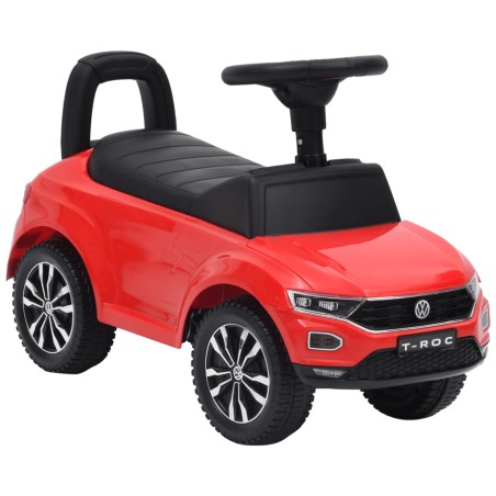 vidaXL Coche correpasillos Volkswagen T-Roc rojo
