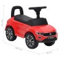 vidaXL Coche correpasillos Volkswagen T-Roc rojo