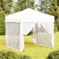 vidaXL Carpa para fiestas plegable con paredes laterales blanca 2x2 m vidaXL Carpa para fiestas plegable con paredes laterales blanca 2x2 m