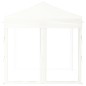 vidaXL Carpa para fiestas plegable con paredes laterales blanca 2x2 m vidaXL Carpa para fiestas plegable con paredes laterales blanca 2x2 m