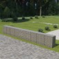 vidaXL Muro de gaviones con cubiertas acero galvanizado 900x50x100 cm vidaXL Muro de gaviones con cubiertas acero galvanizado 900x50x100 cm