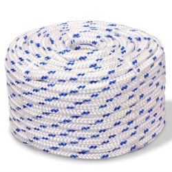 vidaXL Cuerda marina de polipropileno 16 mm 250 m blanca