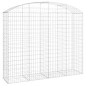 vidaXL Cesta gaviones forma arco hierro galvanizado 200x50x160/180 cm vidaXL Cesta gaviones forma arco hierro galvanizado 200x50x160/180 cm