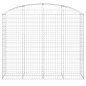 vidaXL Cesta gaviones forma arco hierro galvanizado 200x50x160/180 cm vidaXL Cesta gaviones forma arco hierro galvanizado 200x50x160/180 cm