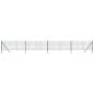 vidaXL Cerca de alambre de acero galvanizado verde 1,1x10 m