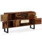 vidaXL Aparador de madera maciza de Sheesham 140x30x80 cm vidaXL Aparador de madera maciza de Sheesham 140x30x80 cm