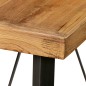 vidaXL Mesa de bar de madera maciza de teca reciclada 150x70x106 cm