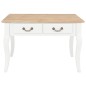 vidaXL Mesa de centro de madera blanca 80x80x50 cm vidaXL Mesa de centro de madera blanca 80x80x50 cm