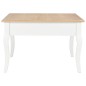 vidaXL Mesa de centro de madera blanca 80x80x50 cm vidaXL Mesa de centro de madera blanca 80x80x50 cm