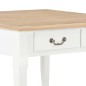 vidaXL Mesa de centro de madera blanca 80x80x50 cm vidaXL Mesa de centro de madera blanca 80x80x50 cm