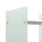 vidaXL Leñero de vidrio blanco 40x35x60 cm vidaXL Leñero de vidrio blanco 40x35x60 cm
