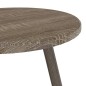 vidaXL Mesa de bistró MDF y hierro gris Ø60x76 cm vidaXL Mesa de bistró MDF y hierro gris Ø60x76 cm