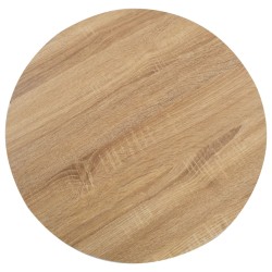 vidaXL Mesa de bistró MDF marrón claro 60 cm 