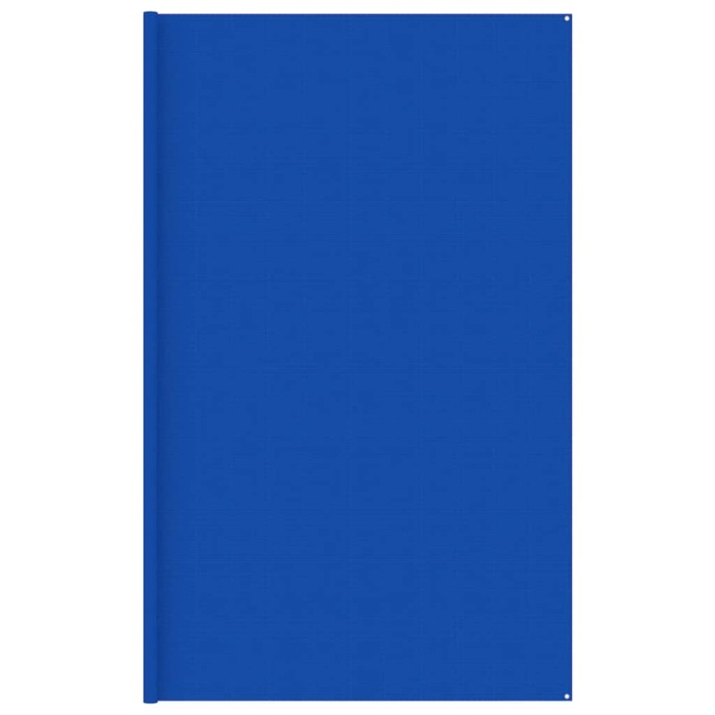 vidaXL Alfombra para tienda de campaña HDPE azul 400x600 cm