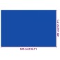 vidaXL Alfombra para tienda de campaña HDPE azul 400x600 cm