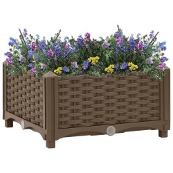 vidaXL Arriate 40x40x23 cm polipropileno