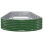vidaXL Jardinera arriate acero recubrimiento polvo verde 523x140x36 cm vidaXL Jardinera arriate acero recubrimiento polvo verde 523x140x36 cm