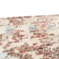vidaXL Perchero de pared vidrio templado muro de ladrillos 125x50 cm vidaXL Perchero de pared vidrio templado muro de ladrillos 125x50 cm