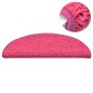 vidaXL Alfombras de peldaños de escalera 15 uds rosa 65x21x4 cm vidaXL Alfombras de peldaños de escalera 15 uds rosa 65x21x4 cm
