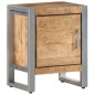 vidaXL Mesita de noche de madera de mango rugosa 40x30x50 cm vidaXL Mesita de noche de madera de mango rugosa 40x30x50 cm