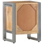 vidaXL Mesita de noche de madera de mango rugosa 40x30x50 cm vidaXL Mesita de noche de madera de mango rugosa 40x30x50 cm