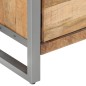 vidaXL Mesita de noche de madera de mango rugosa 40x30x50 cm vidaXL Mesita de noche de madera de mango rugosa 40x30x50 cm