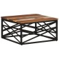 vidaXL Mesa de centro de madera maciza reciclada 68x68x35 cm