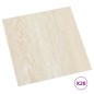 vidaXL Tarimas autoadhesivas 20 unidades PVC 1,86 m² beige vidaXL Tarimas autoadhesivas 20 unidades PVC 1,86 m² beige