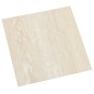 vidaXL Tarimas autoadhesivas 20 unidades PVC 1,86 m² beige vidaXL Tarimas autoadhesivas 20 unidades PVC 1,86 m² beige
