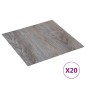 vidaXL Tarimas autoadhesivas 20 unidades PVC 1,86 m² marrón claro vidaXL Tarimas autoadhesivas 20 unidades PVC 1,86 m² marrón claro