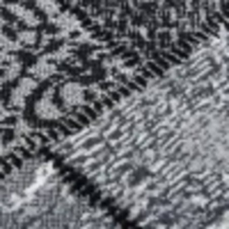 vidaXL Alfombra de pasillo BCF gris con estampado de bloques 60x400 cm