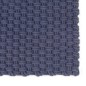 vidaXL Alfombra rectangular algodón azul marino 80x160 cm vidaXL Alfombra rectangular algodón azul marino 80x160 cm