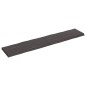vidaXL Tablero mesa madera tratada borde vivo marrón 200x40x(2-6) cm vidaXL Tablero mesa madera tratada borde vivo marrón 200x40x(2-6) cm