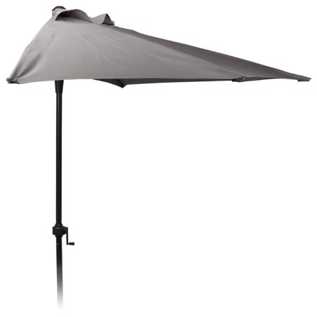 ProGarden Sombrilla semicircular color carbón 250 cm