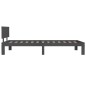 vidaXL Estructura de cama madera maciza de pino gris 100x200 cm vidaXL Estructura de cama madera maciza de pino gris 100x200 cm