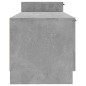 vidaXL Mueble de TV madera contrachapada gris hormigón 158,5x36x45 cm vidaXL Mueble de TV madera contrachapada gris hormigón 158,5x36x45 cm