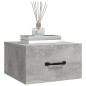 vidaXL Mesitas de noche de pared 2 uds color gris hormigón 35x35x20 cm vidaXL Mesitas de noche de pared 2 uds color gris hormigón 35x35x20 cm